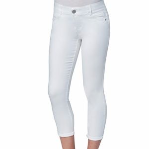 DEMOCRACY "Ab"solution Optic White Ankle Skimmer